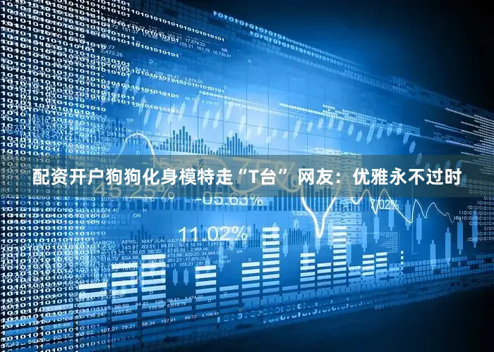 配资开户狗狗化身模特走“T台” 网友：优雅永不过时